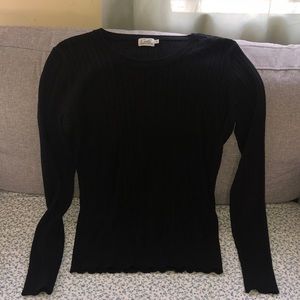 Simple Black Long Sleeve shirt.